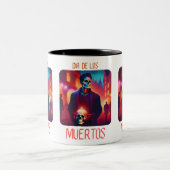 ディアデロスムエルトスカトリンコンカラベラ ツートーンマグカップ (中央)
