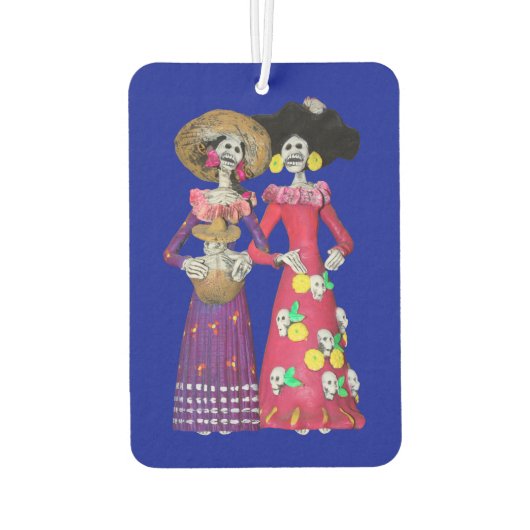 ディアデロスムエルトスカラアミガス カーエアーフレッシュナー (裏面)