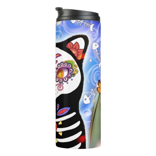 ディアデロスムエルトスキャット タンブラー (回転右)