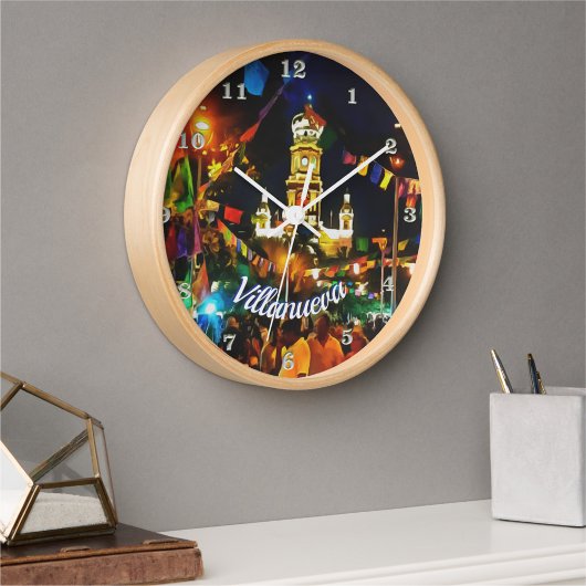 ディアデロスムエルトスグアダルーペチャーチPV-190130 壁時計