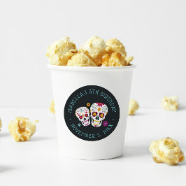 ディアデロスムエルトスシュガースカルバースデーパーティー ラウンドシール