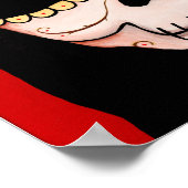 ディアデロスムエルトススケルトンイエスプリント ポスター (角)