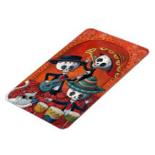 ディアデロスムエルトススケルトンマリアチトリオ マグネット (左側)