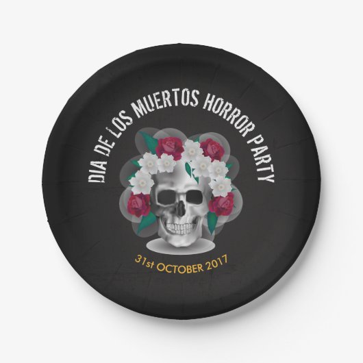 ディアデロスムエルトスハロウィーン | ペーパープレート (正面)
