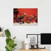 ディアデロスムエルトスバンドレロス ポスター (ホームオフィス)