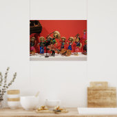 ディアデロスムエルトスバンドレロス ポスター (キッチン)