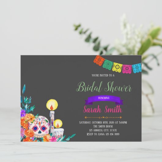 ディアデロスムエルトスパーティの招待状 招待状 (スタンド正面)