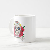 ディアデロスムエルトスフローラシュガースカル コーヒーマグカップ (正面左)