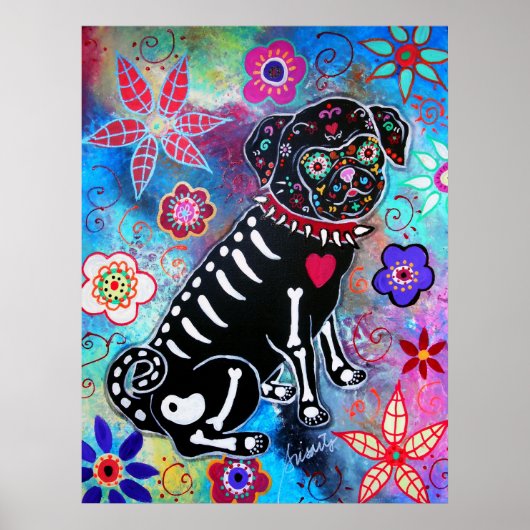 ディアデロスムエルトスプグドッグ ポスター (正面)