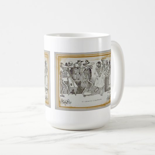 ディアデロスムエルトスムグ コーヒーマグカップ (正面右)