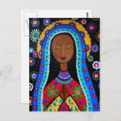 ディアデロスムエルトスヴァージングアダルーペ ポストカード (正面/裏面)