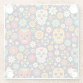 ディアデロスムエルトスヴィンテージ ガラスコースター (裏面)