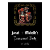 ディアデロスムエルトス婚約パーティウェルカムサイン ポスター (正面)