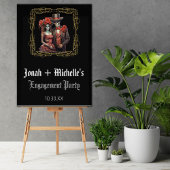 ディアデロスムエルトス婚約パーティウェルカムサイン ポスター