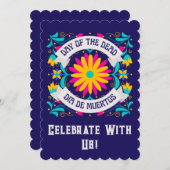 ディアデロスムエルトス招待状インビタシオン 招待状 (正面/裏面)