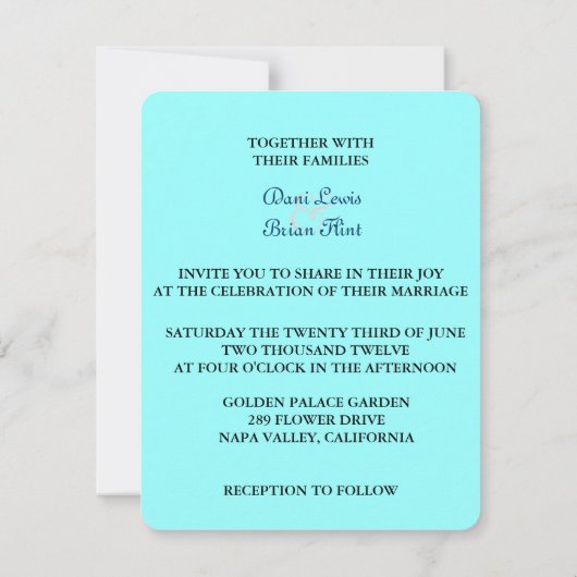 ディアデロスムエルトス招待状 招待状 (裏面)