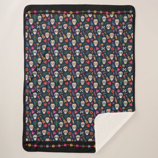 ディアデロスムエルトス シェルパブランケット (正面)