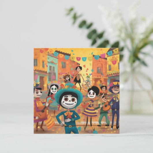 ディアデロスムエルトス、パペルマシェのダンス 招待状 (スタンド正面)