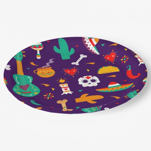 ディアデロスムエルトス ペーパープレート (アングル)