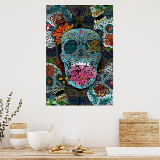 ディアデロスムエルトス ポスター (キッチン)