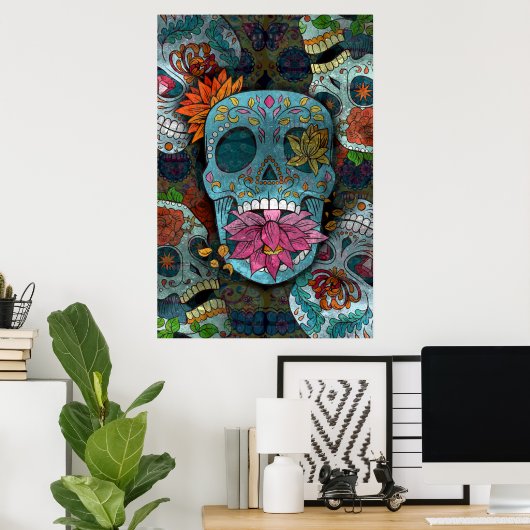 ディアデロスムエルトス ポスター (ホームオフィス)