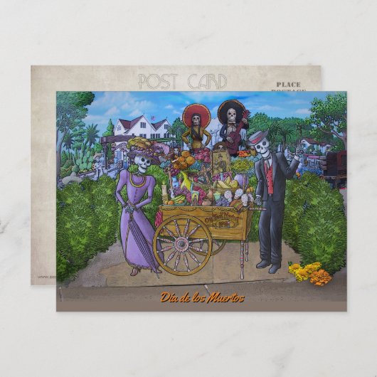 ディアデロスムエルトス ポストカード (正面/裏面)