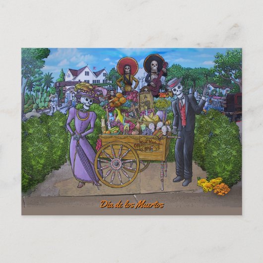 ディアデロスムエルトス ポストカード (正面)