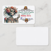 ディアデロスムエルトス 名刺 (正面/裏面)