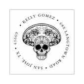 ディアデロスムエルトス |差出人住所スタンプ ラバースタンプ (インプリント)