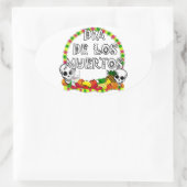 ディアデロスムエルトス 楕円形シール (バッグ)