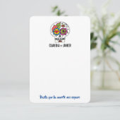 ディアデロスムエルト結婚スサンキューカード サンキューカード (スタンド正面)