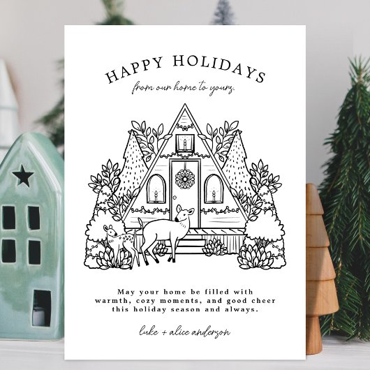 ディアネイバー付きウィンターハウス シーズンカード