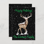 ディアハッピーホリデーズカード (正面/裏面)