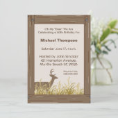 ディアハンター誕生日招待状 招待状 (スタンド正面)