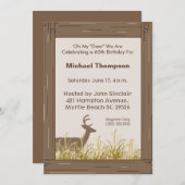 ディアハンター誕生日招待状 招待状 (正面/裏面)