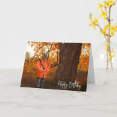 ディアハンター誕生日 カード (黄色い花)