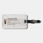 ディアバックハンター素朴カスタムラゲッジタグ ラゲッジタグ (裏面横)