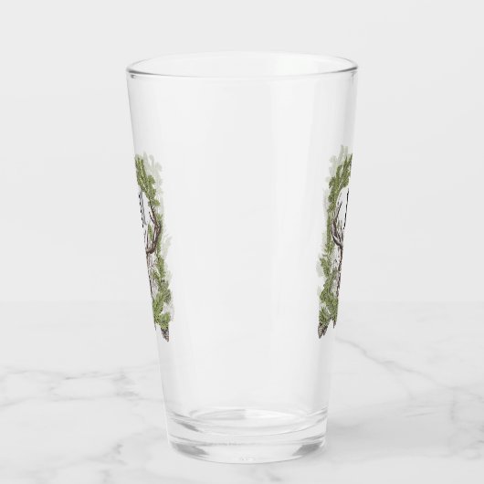 ディアバックパインガーランドモノグラムマンケーブロッジ タンブラーグラス (左)