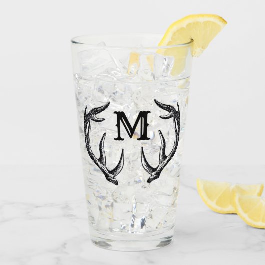 ディアバックモノグラムマンケーブロッジキャビン タンブラーグラス (アイス裏面)
