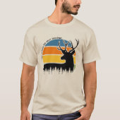 ディアバックレット自然ベザーズ先生レトロ Tシャツ (正面)