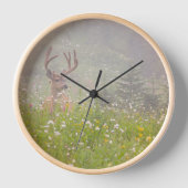 ディアバック |山ライニエ国立公園 壁時計 (正面)