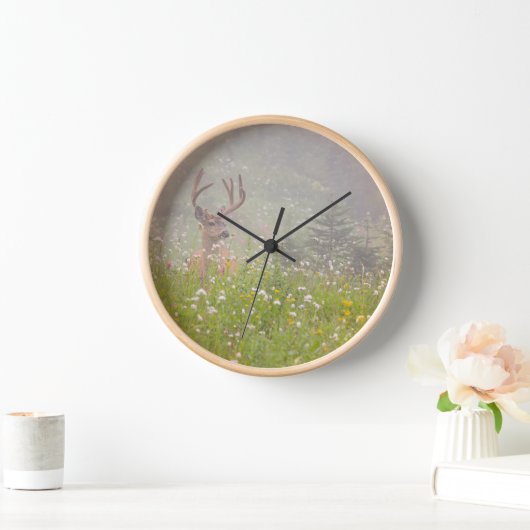 ディアバック |山ライニエ国立公園 壁時計 (ホーム)