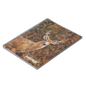 ディアバック〔雄ジカの〕枝角アート自然ジャーナル ノートブック (左側)