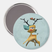 ディアバンビヴェナドウッドランドフォレストアクアマグネット マグネット (正面/裏面)