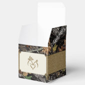 ディアバーラップ狩り迷彩柄結婚式の引き出物ボックス フェイバーボックス (オープン)