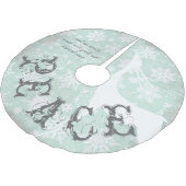 ディアピースアンドグッドウィルホリデーツリースカート ブラッシュドポリエステルツリースカート (アングル)