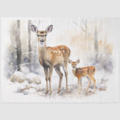 ディアファミリーインスノー1デコページ紙 薄葉紙 (正面)