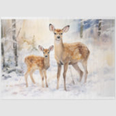 ディアファミリーインスノー4デコページ紙 薄葉紙 (正面)