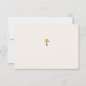 ディアファミリーボホパンパスオーソドックス赤ちゃんシャワー サンキューカード (裏面)