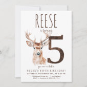 ディアフィフス誕生日招待状 招待状 (正面)